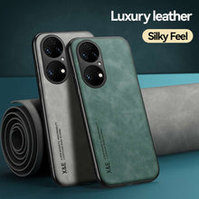 Load image into Gallery viewer, Huawei Case Built-In Magnetic Leather Protective Cover - yhsmall