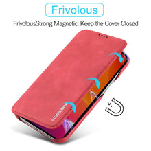 Load image into Gallery viewer, Apple iPhone Case Magnetic Flip Window With Bracket Function Leather Cover