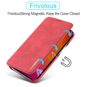 Apple iPhone Case Magnetic Flip Window With Bracket Function Leather Cover