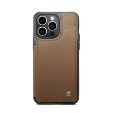 Load image into Gallery viewer, Apple iPhone Backpack Case Cover, Brown