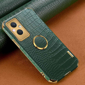 Oppo Case Crocodile Pattern With Holder Protective Cover