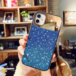 iPhone Case Gradient Diamond Mirror Effect Cover