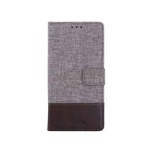 Canvas Oppo Reno Case Flip Window Fold Cover