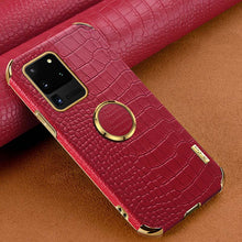 Load image into Gallery viewer, Samsung Crocodile Pattern PU Leather With Holder Protective Cover