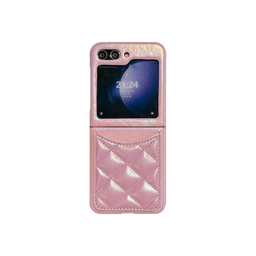 Smooth Diamond Grid Samsung Flip Case