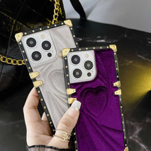 Load image into Gallery viewer, Velvet Love With Hand Rope iPhone Case, Camera View
