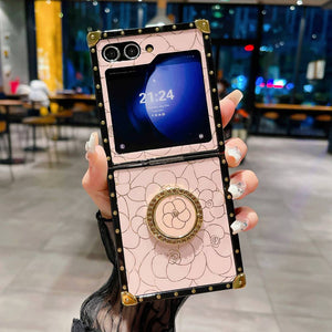 Samsung Flip Case Metal Finger Ring Holder Cover