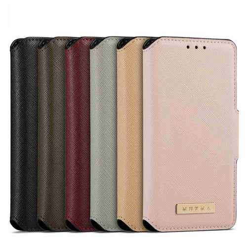 Cross Stripes Huawei Honor Case Flip Window Cover