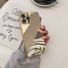 Load image into Gallery viewer, Acylic Mirror Effect iPhone Case, Gold