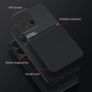 Reno Case Matte Texture Built-In Magnetic Protective Cover