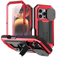 Load image into Gallery viewer, Heavy Duty Shockproof Metal iPhone Case