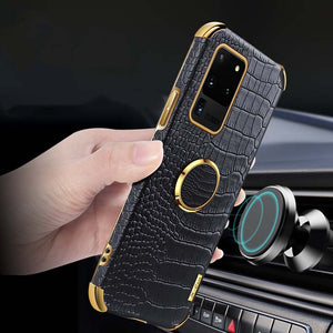 Samsung A Series Case Crocodile Pattern With Holder Protective Cover