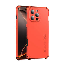 Load image into Gallery viewer, Apple iPhone 16 Pro Max Frosted Metal Case, Red Red