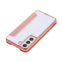 Load image into Gallery viewer, Glitter PU Leather Flip Window Samsung Case