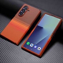 Load image into Gallery viewer, Carbon Fiber With Screen Protector Hard Case for Samsung Fold Phone