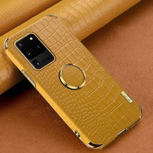 Load image into Gallery viewer, Samsung Crocodile Pattern PU Leather With Holder Protective Cover