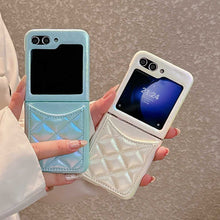 Load image into Gallery viewer, Smooth Diamond Grid Samsung Flip Case