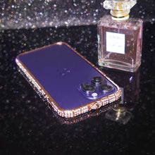 Load image into Gallery viewer, Diamond Metal Bumper iPhone Case