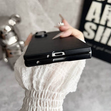 Load image into Gallery viewer, PU Leather Samsung Galaxy Z Flip Fold Case