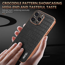 Load image into Gallery viewer, Crocodile PU Leather Apple iPhone Casing