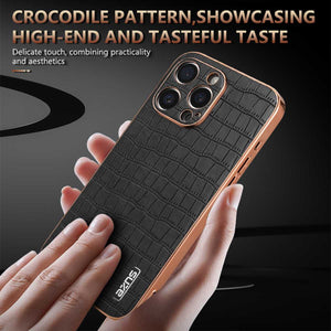 Crocodile PU Leather Apple iPhone Casing