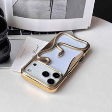 Load image into Gallery viewer, Plating Snake iPhone Case, Gold