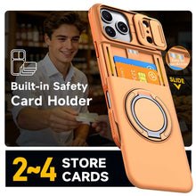 Load image into Gallery viewer, Slide Camera Holder Case for Apple iPhone