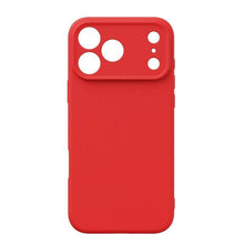 Load image into Gallery viewer, Soft TPU iPhone Fine Camera Hole Case, Red