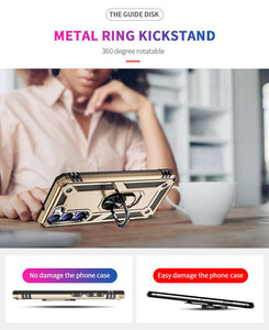 Samsung A Series Case Military Grade With Magnetic Finger Holder