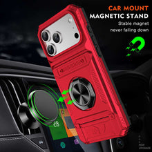 Load image into Gallery viewer, iPhone Magnetic Holder Carry Card Slot Case, Car Mount