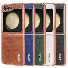Load image into Gallery viewer, Crocodile Samsung Galaxy Z Flip Fold Phone Casing