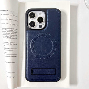 MagSafe Holder Leahter iPhone Case