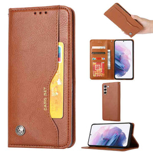 Samsung Case Classic Leather Card Slot Protective Cover