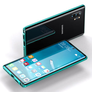 Samsung Cases Double Side Tempered Glass Magnetic Cover