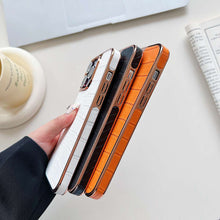 Load image into Gallery viewer, Luxury Crocodile iPhone Case, Side View