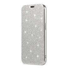 Load image into Gallery viewer, Glitter PU Leather Flip Window iPhone Case