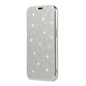 Glitter PU Leather Flip Window Samsung Case