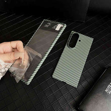 Load image into Gallery viewer, Carbon Fiber MagSafe Samsung Galaxy Z Fold Case With Screen Protector