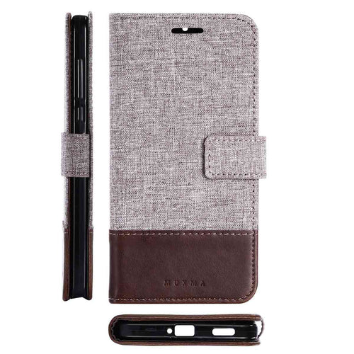 Canvas Nokia Case Flip Window Fold Cover