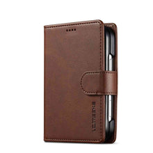 Load image into Gallery viewer, iPhone Duo Carbon Fiber Leather Case