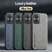Load image into Gallery viewer, Realme Case Built-In Magnetic Leather Protective Cover