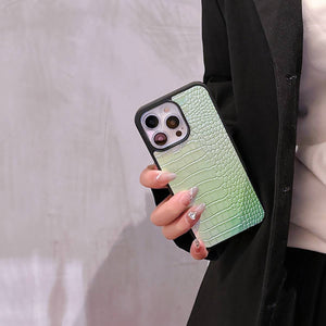 Laser Crocodile Apple iPhone Case