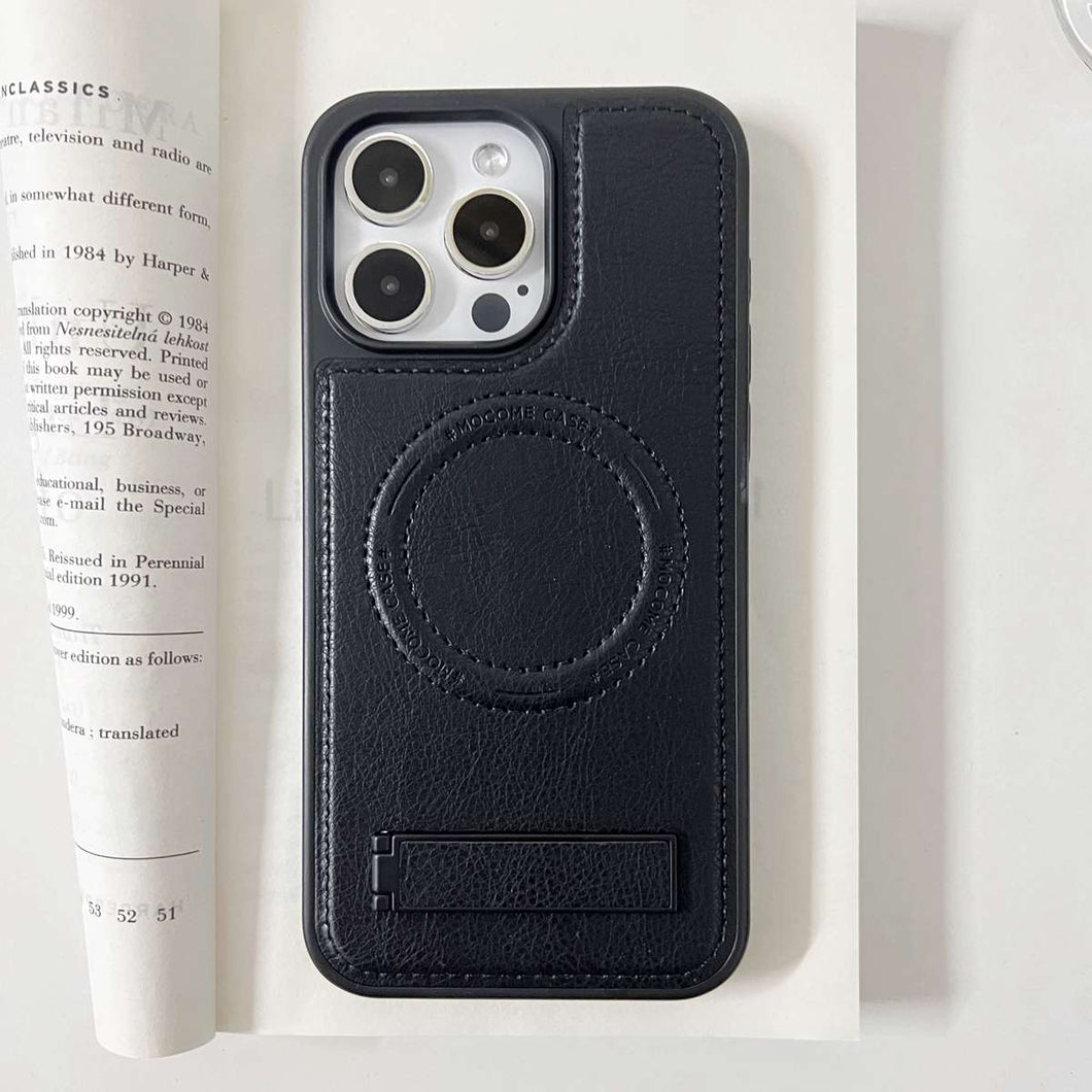 MagSafe Holder Leahter iPhone Case