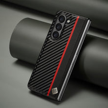 Load image into Gallery viewer, Carbon Fiber Pattern Flip Fold Case