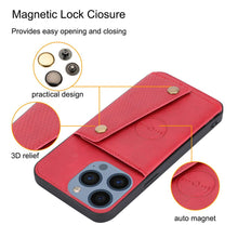 Load image into Gallery viewer, Double-buckle Card Holder Apple iPhone Case