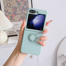 Load image into Gallery viewer, Samsung Silicone Finger Holder Case, Cyan