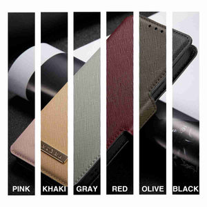 Cross Stripes Huawei Honor Case Flip Window Cover