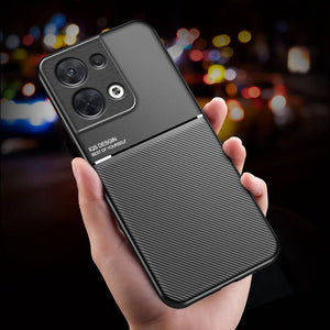Reno Case Matte Texture Built-In Magnetic Protective Cover