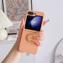 Load image into Gallery viewer, Samsung Silicone Finger Holder Case, Orange