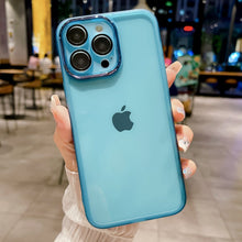 Load image into Gallery viewer, HD Lens Protector iPhone Case, Blue